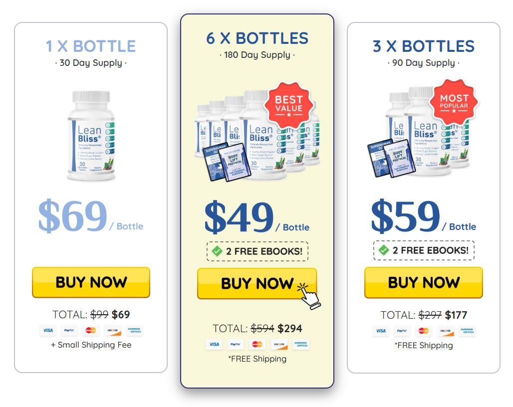 Order LeanBliss best pricing
